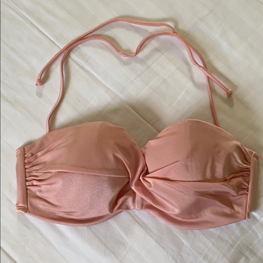 Victoria’s Secret ruffled twist bikini top.